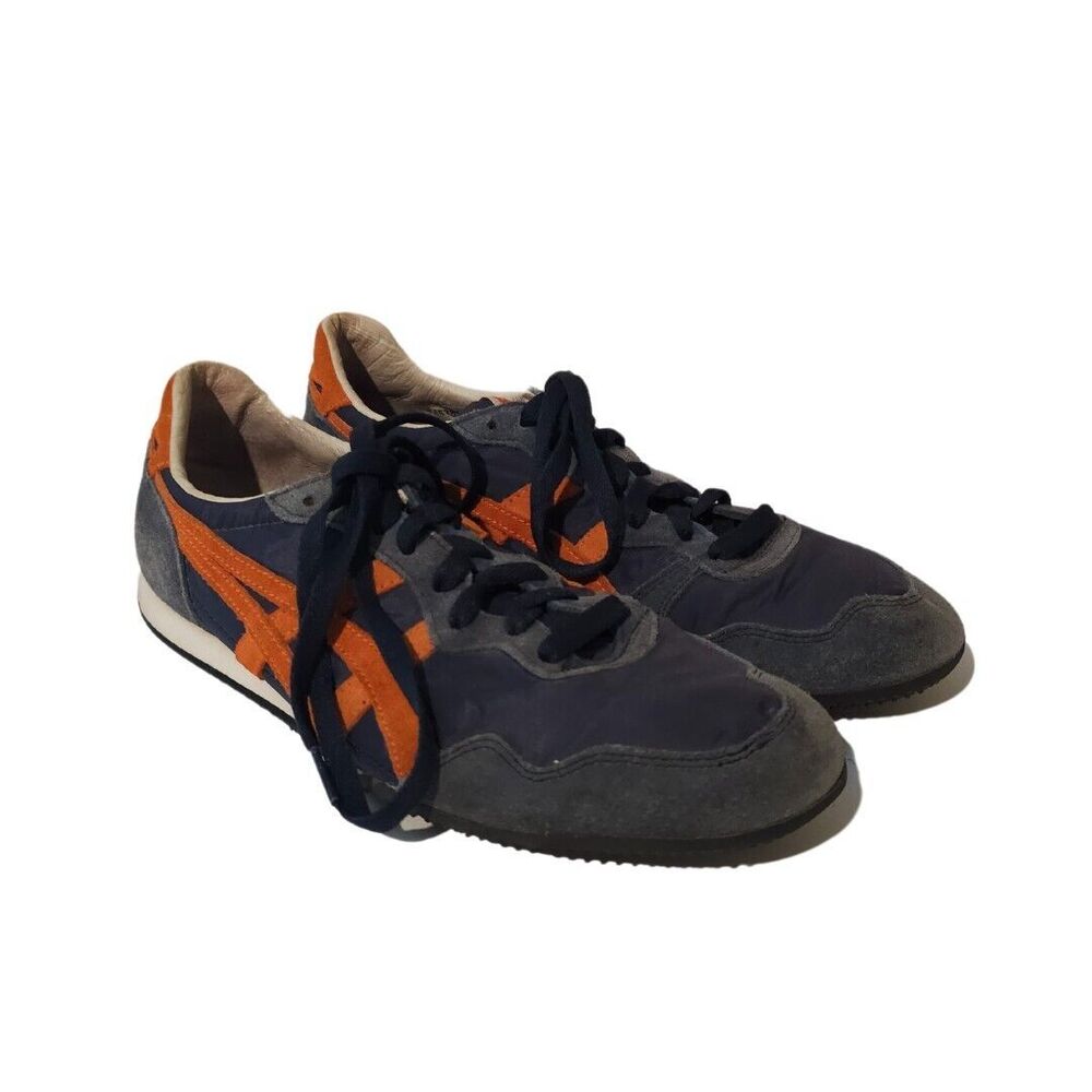 Onitsuka Tiger Serrano Color: Blue and Orange Size 9 US / 42.5 EU Unisex
